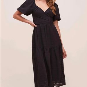 ASTR THE LABEL - SONNET PUFF SLEEVE MIDI DRESS